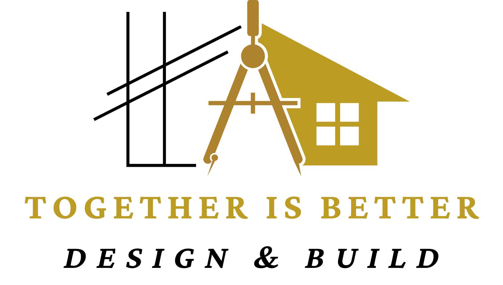Togther Is Better Design And Build Logo